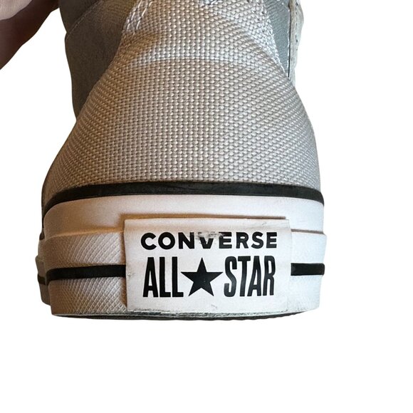 Converse Chuck Taylor All Star Gray Mid Top Street Unisex Sneakers Size 13 Mens - Picture 11 of 12